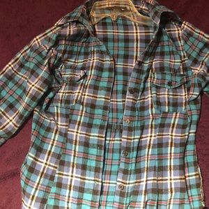 Plaid flannel shirt